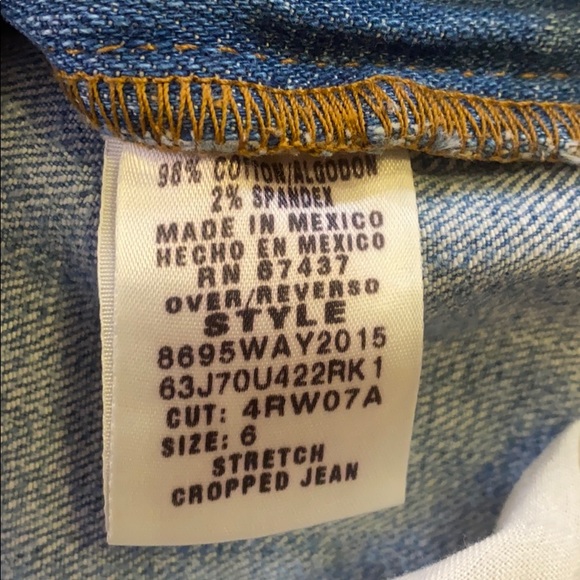 Ralph Lauren denim capris Size 6/28 💝 - Picture 6 of 7